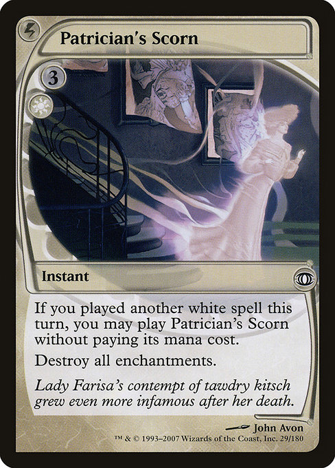 Patrician's Scorn [Foil]