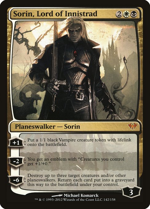 Sorin, Lord of Innistrad [Foil]