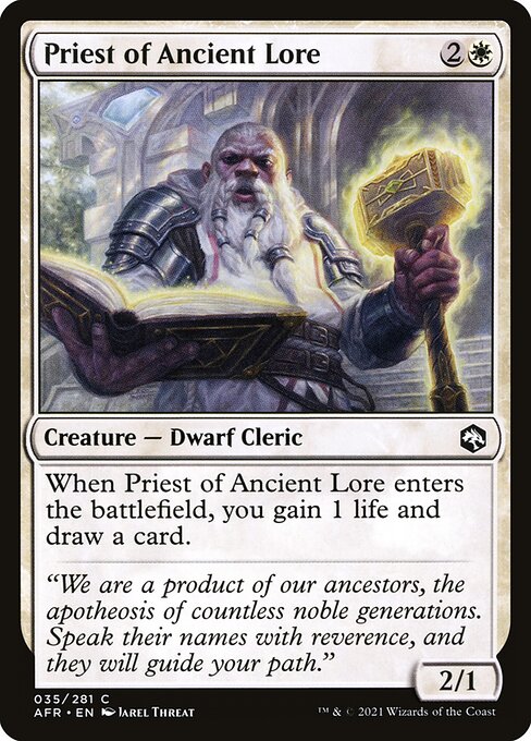 Priest of Ancient Lore [Foil]