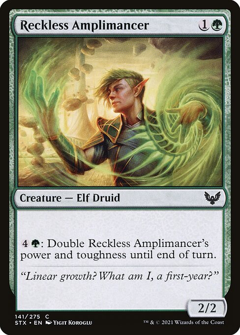 Reckless Amplimancer [Foil]