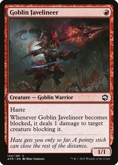Goblin Javelineer [Foil]