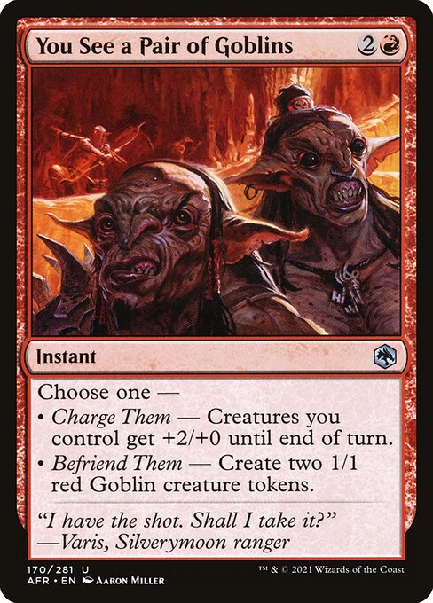 You See a Pair of Goblins [Foil]
