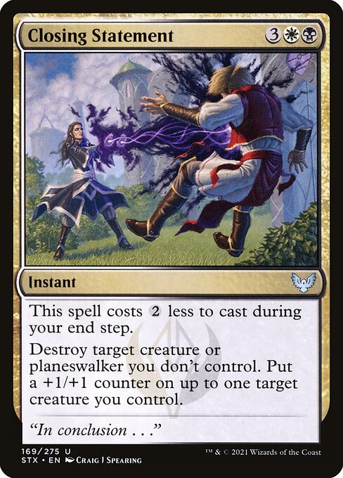 Closing Statement [Foil]