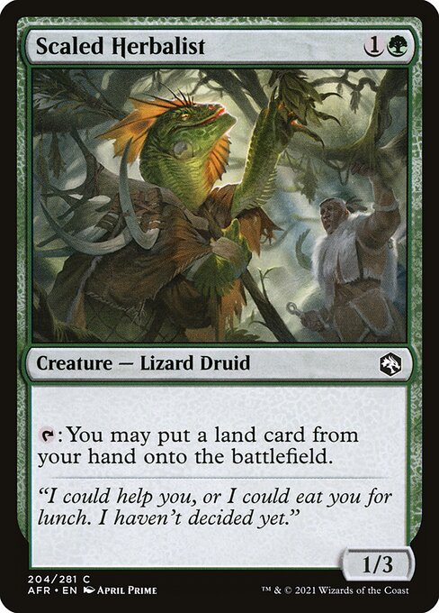Scaled Herbalist [Foil]