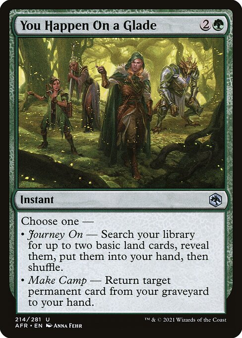 You Happen On a Glade [Foil]