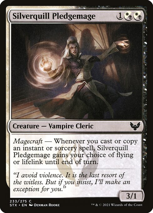 Silverquill Pledgemage [Foil]