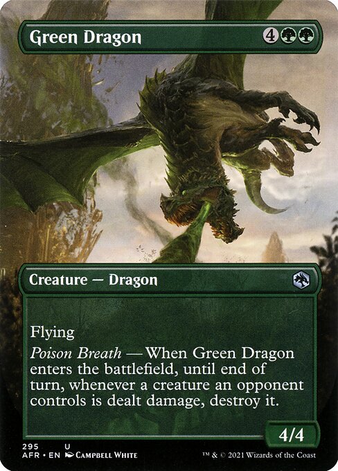Green Dragon [Borderless Foil]