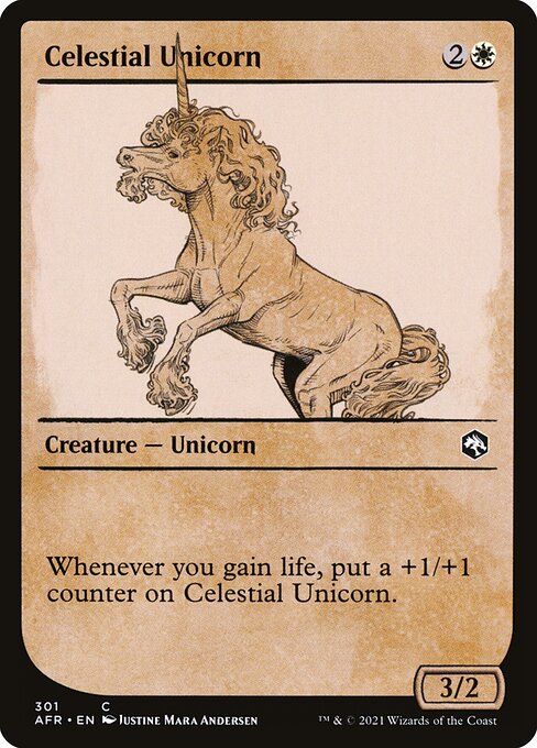 Celestial Unicorn [Showcase Foil]