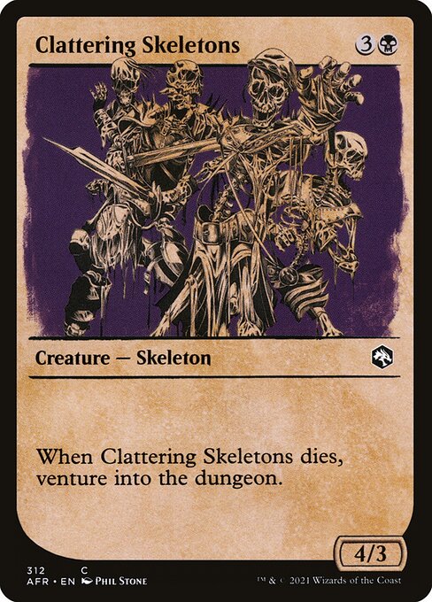 Clattering Skeletons [Showcase Foil]
