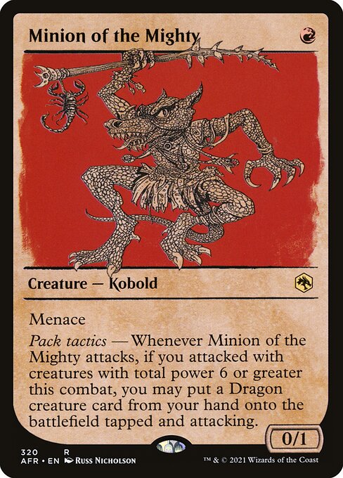 Minion of the Mighty [Showcase]