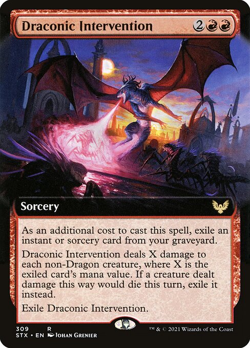Draconic Intervention [Extended Artwork Foil]