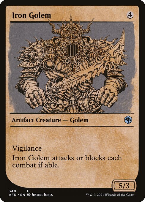 Iron Golem [Showcase Foil]