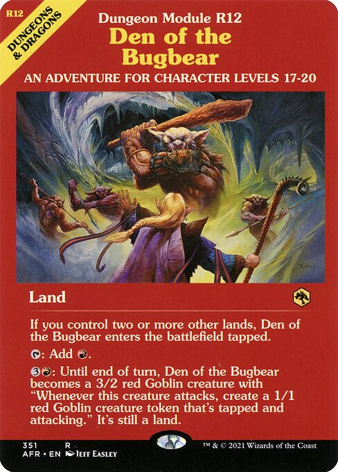 Den of the Bugbear [Showcase Foil]