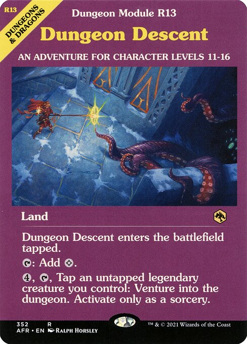 Dungeon Descent [Showcase Foil]