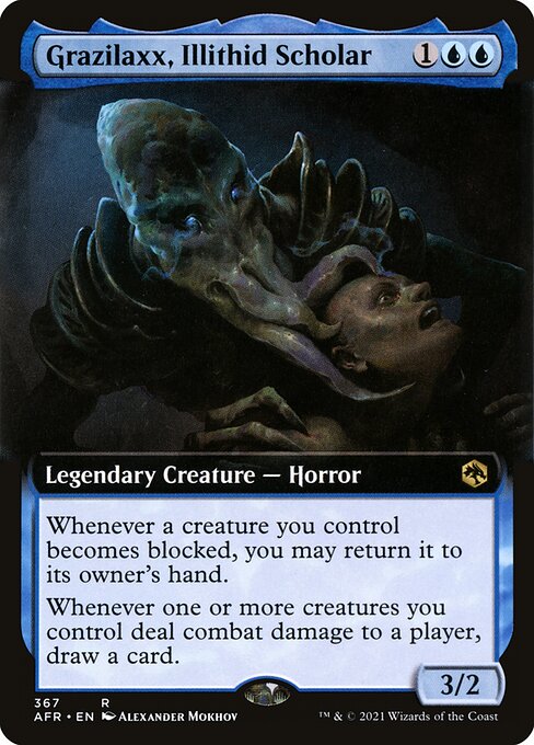Grazilaxx, Illithid Scholar [Extended Artwork Foil]