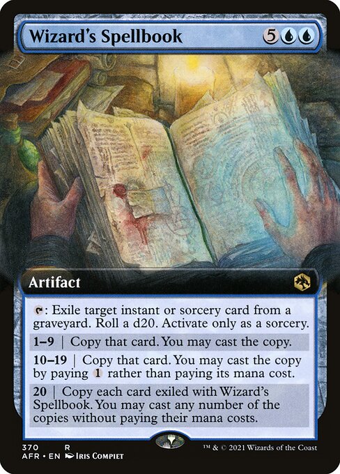 Wizard's Spellbook [Extended Artwork Foil]