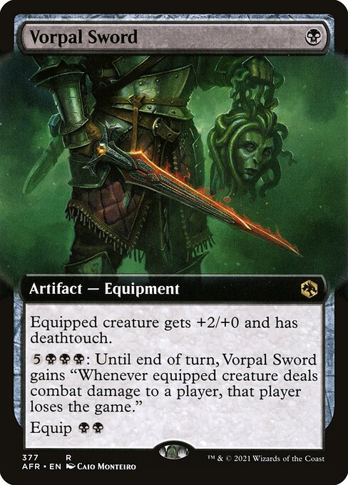 Vorpal Sword [Extended Artwork Foil]