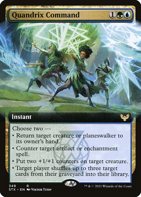 Quandrix Command [Extended Artwork Foil]