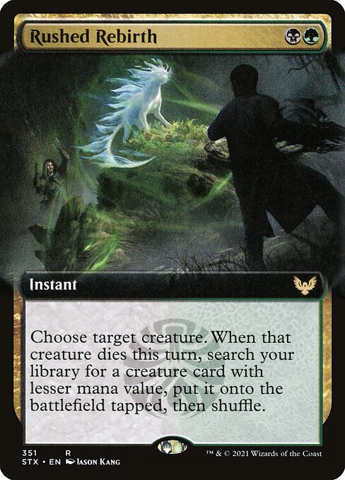 Rushed Rebirth [Extended Artwork Foil]