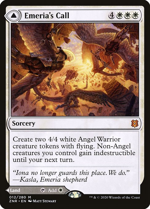 Emeria's Call // Emeria, Shattered Skyclave [Foil]