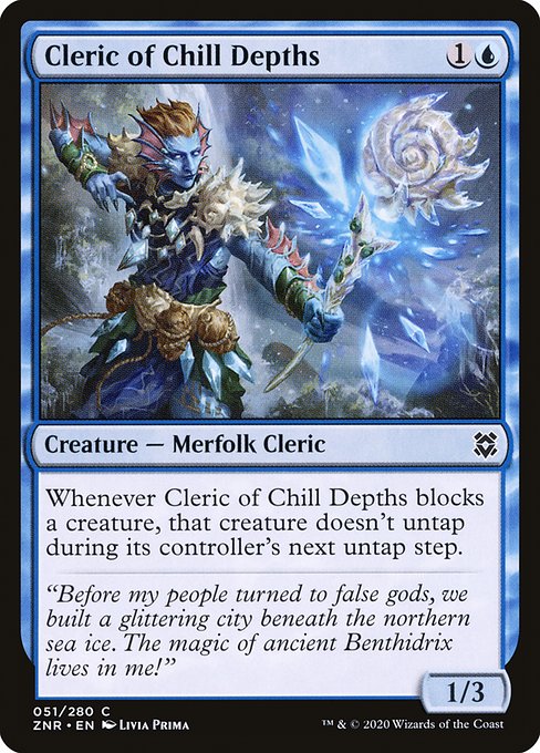 Cleric of Chill Depths [Foil]
