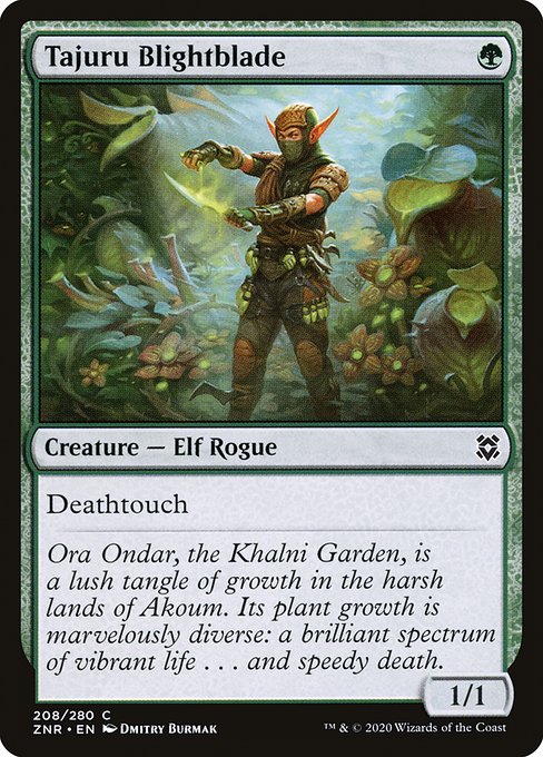 Tajuru Blightblade [Foil]