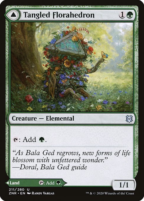 Tangled Florahedron // Tangled Vale [Foil]