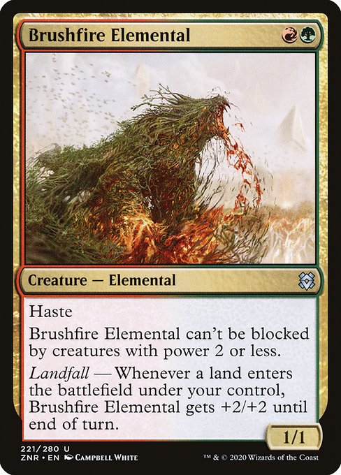 Brushfire Elemental [Foil]