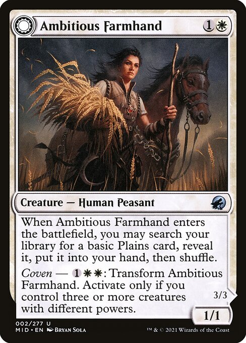Ambitious Farmhand // Seasoned Cathar [Foil]