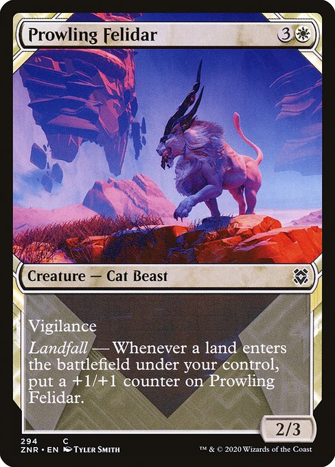 Prowling Felidar [Showcase Foil]