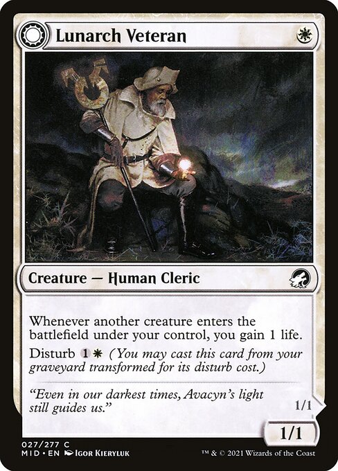 Lunarch Veteran // Luminous Phantom [Foil]
