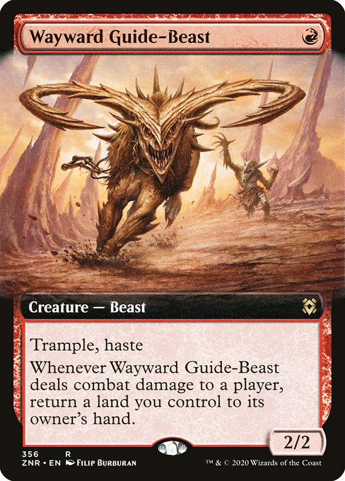 Wayward Guide-Beast [Extended Artwork Foil]