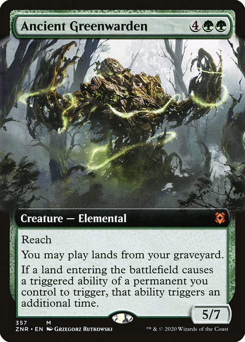 Ancient Greenwarden [Extended Artwork Foil]