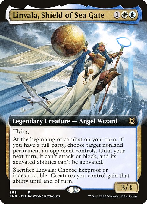 Linvala, Shield of Sea Gate [Extended Artwork Foil]