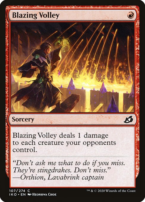 Blazing Volley [Foil]
