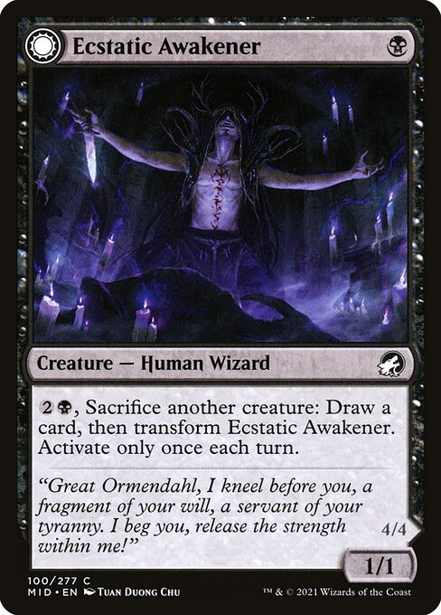 Ecstatic Awakener // Awoken Demon [Foil]