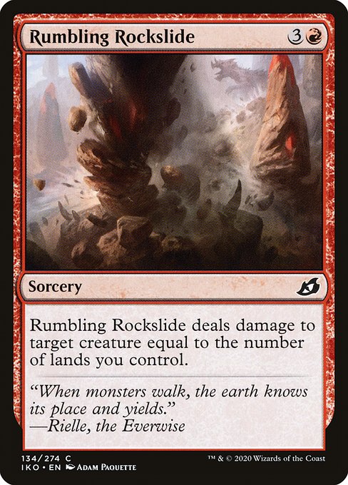Rumbling Rockslide [Foil]