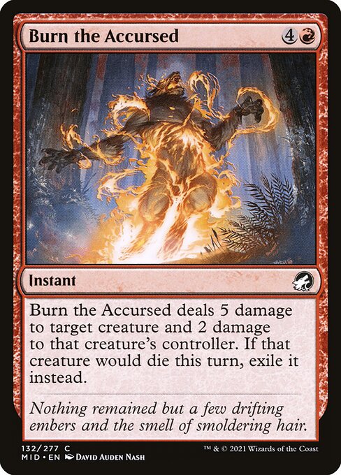 Burn the Accursed [Foil]