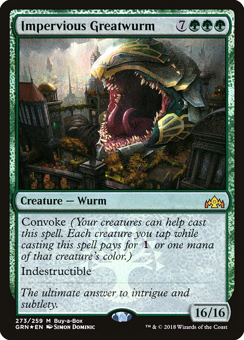 Impervious Greatwurm [Buy-A-Box Foil]