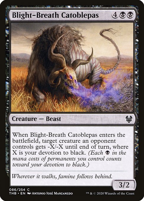 Blight-Breath Catoblepas [Foil]