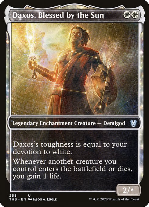 Daxos, Blessed by the Sun [Showcase Foil]