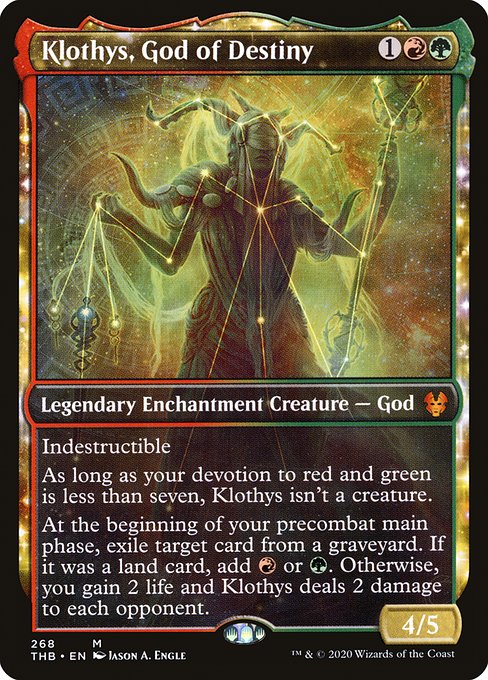 Klothys, God of Destiny [Showcase Foil]