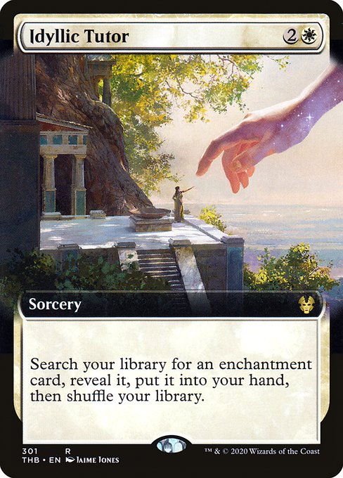 Idyllic Tutor [Extended Artwork Foil]