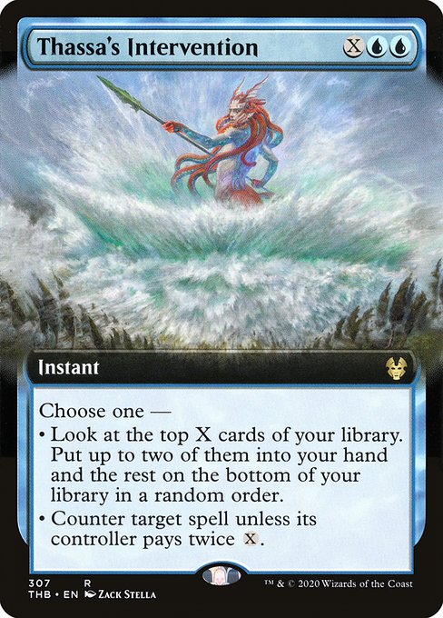 Thassa's Intervention [Extended Artwork Foil]