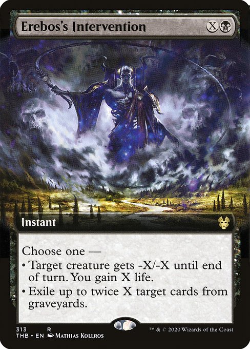 Erebos's Intervention [Extended Artwork Foil]