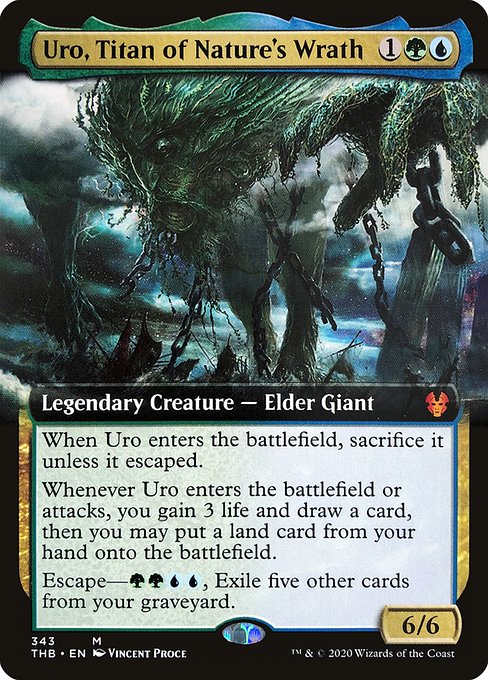 Uro, Titan of Nature's Wrath [Extended Artwork Foil]