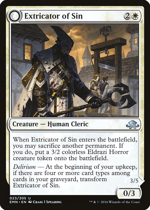 Extricator of Sin // Extricator of Flesh [Foil]