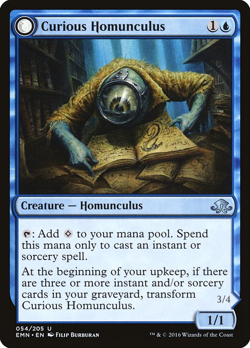 Curious Homunculus // Voracious Reader [EX]