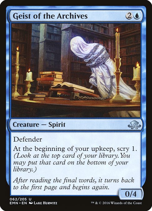 Geist of the Archives [Foil]
