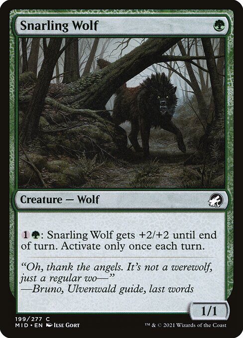 Snarling Wolf [Foil]